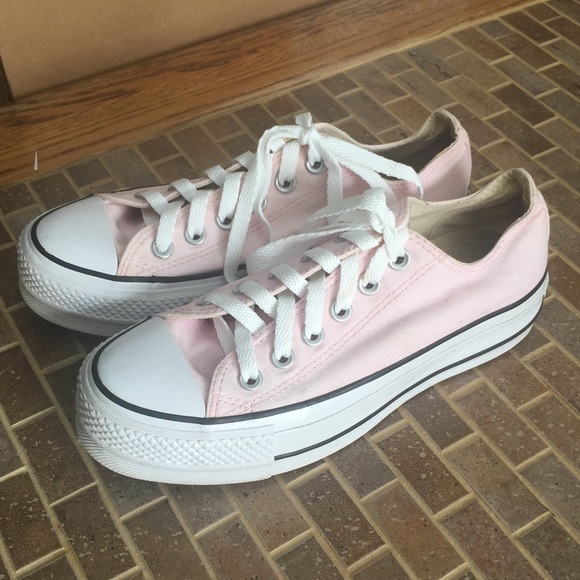 Converse | Shoes | Converse Light Pink Platform Sneakers | Poshmark